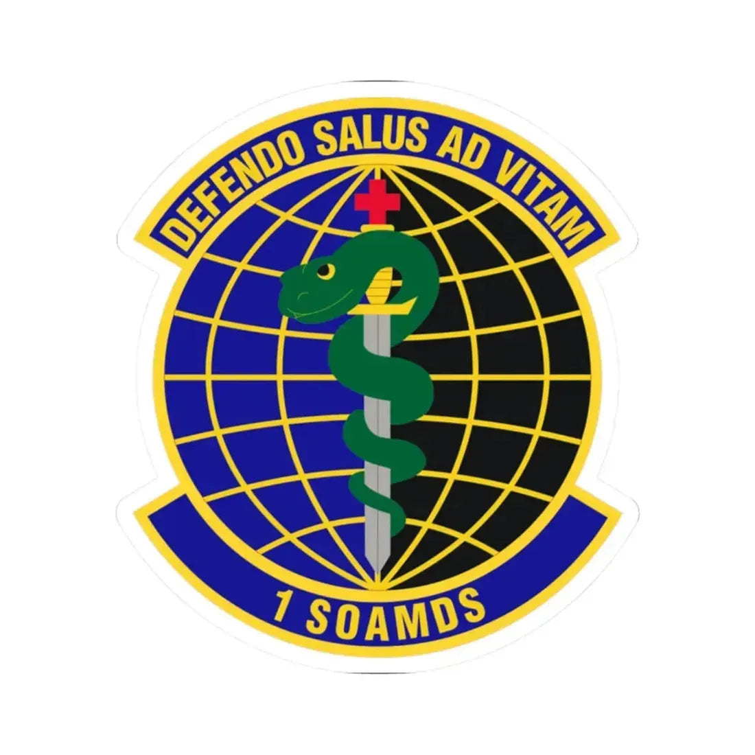 1st Special Operations Aerospace Medicine Squadron (U.S. Air Force) STICKER Vinyl Kiss-Cut Decal 2 Inch White - The Sticker Space