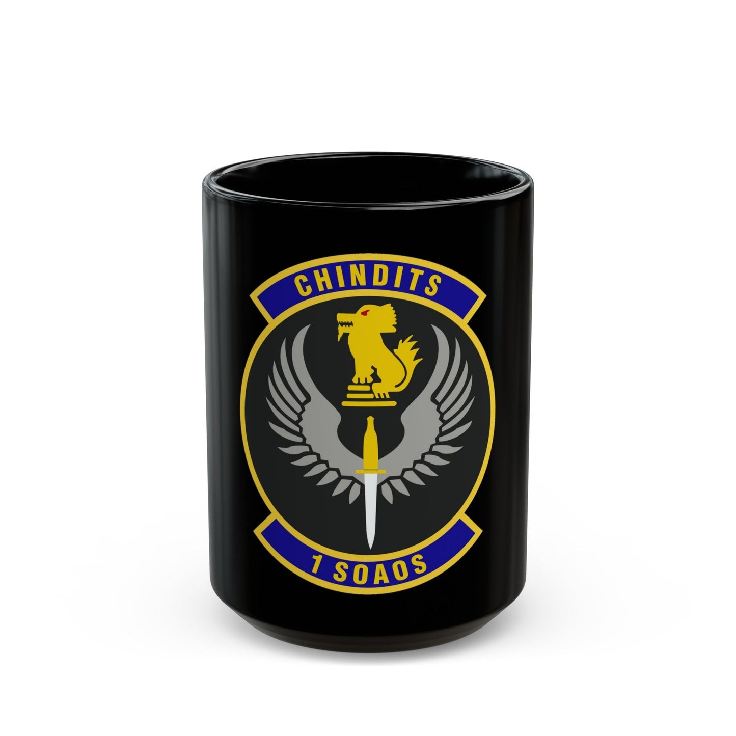 1st Special Operations Air Operations Squadron (U.S. Air Force) Black Coffee Mug-15oz-The Sticker Space