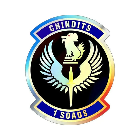 1st Special Operations Air Operations Squadron (U.S. Air Force) Holographic STICKER Die-Cut Vinyl Decal 6 Inch Holographic - The Sticker Space