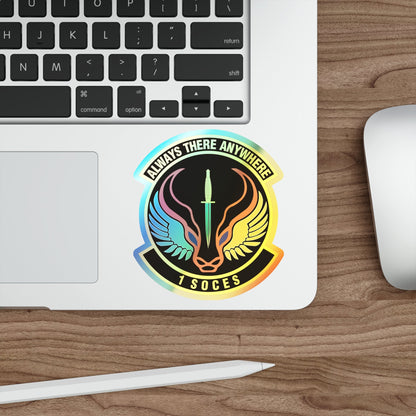 1st Special Operations Civil Engineer Squadron (U.S. Air Force) Holographic STICKER Die-Cut Vinyl Decal-The Sticker Space