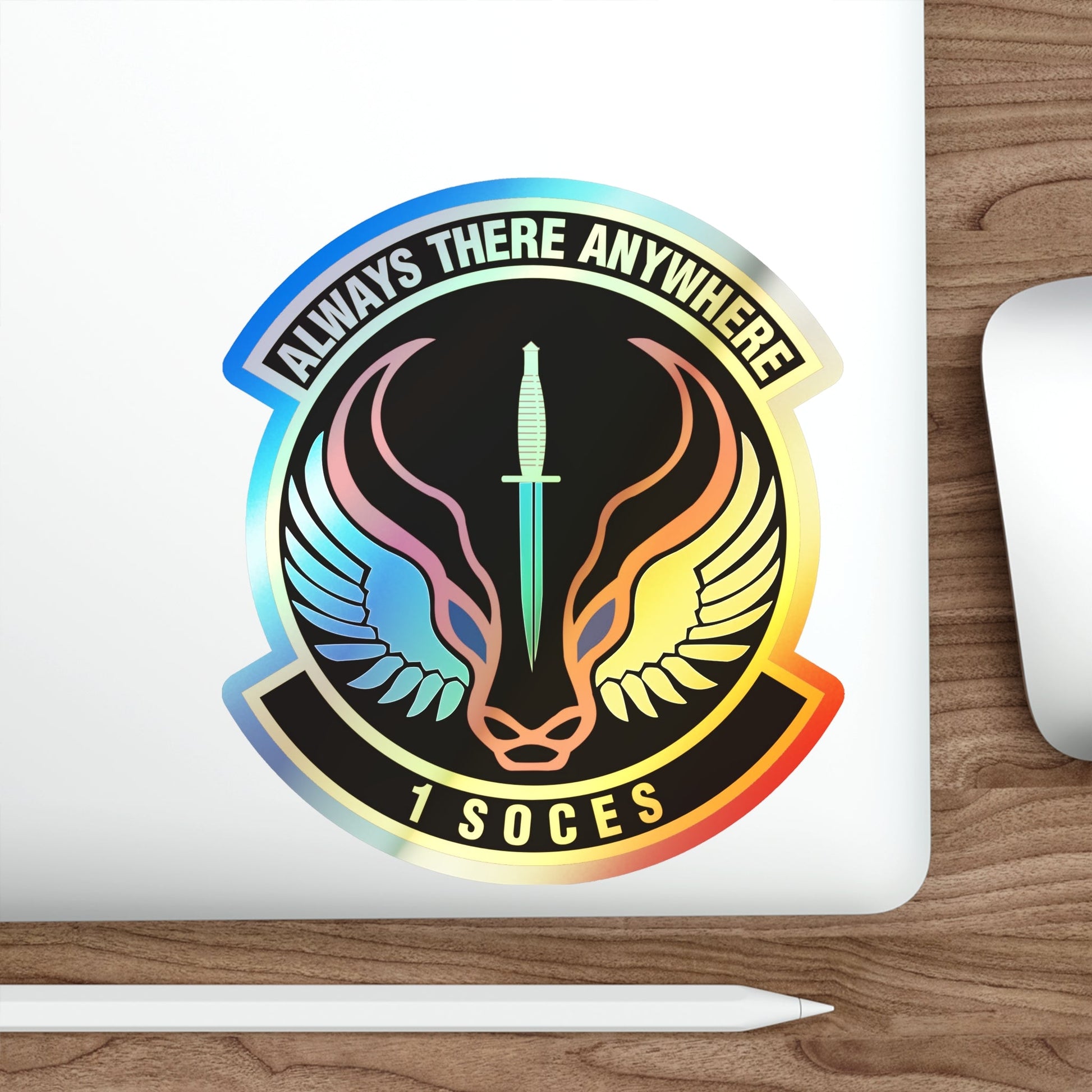 1st Special Operations Civil Engineer Squadron (U.S. Air Force) Holographic STICKER Die-Cut Vinyl Decal-The Sticker Space