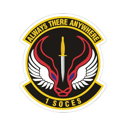 1st Special Operations Civil Engineer Squadron (U.S. Air Force) STICKER Vinyl Kiss-Cut Decal 6 Inch White - The Sticker Space