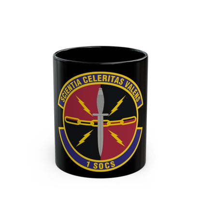 1st Special Operations Communications Squadron (U.S. Air Force) Black Coffee Mug-11oz-The Sticker Space