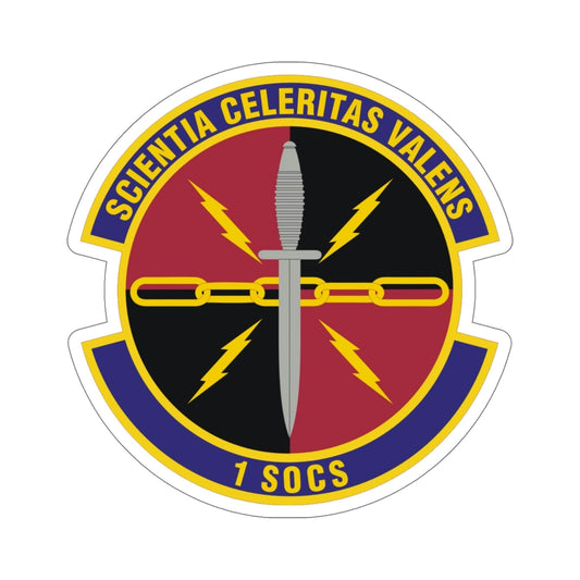 1st Special Operations Communications Squadron (U.S. Air Force) STICKER Vinyl Die-Cut Decal-6 Inch-The Sticker Space