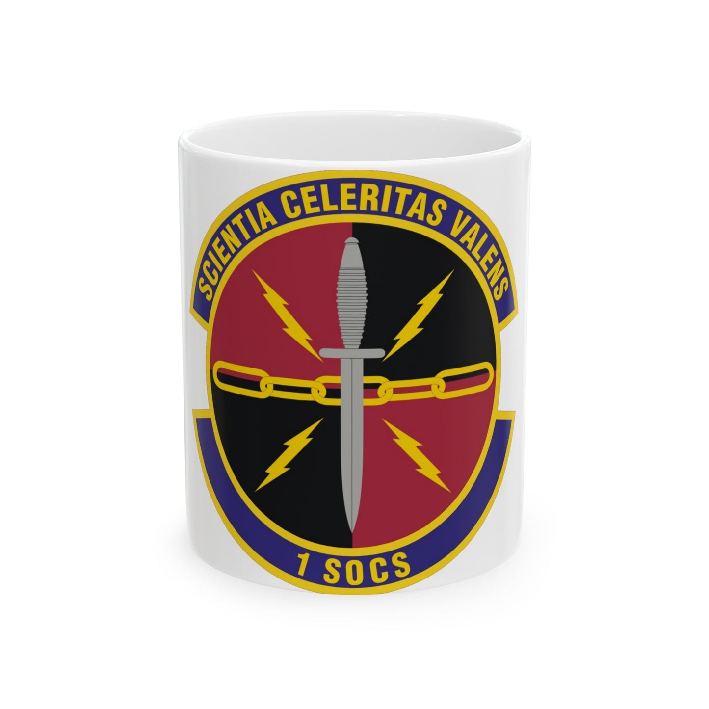 1st Special Operations Communications Squadron (U.S. Air Force) White Coffee Mug-11oz-The Sticker Space