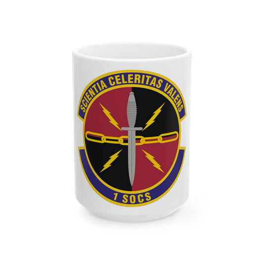 1st Special Operations Communications Squadron (U.S. Air Force) White Coffee Mug-15oz-The Sticker Space