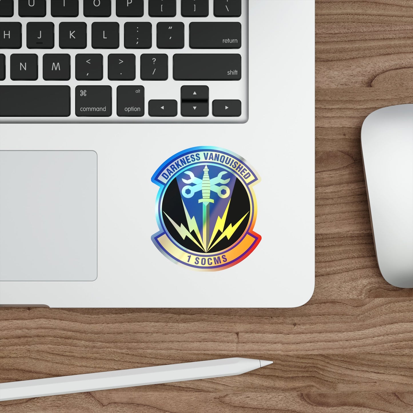 1st Special Operations Component Maintenance Squadron (U.S. Air Force) Holographic STICKER Die-Cut Vinyl Decal-The Sticker Space