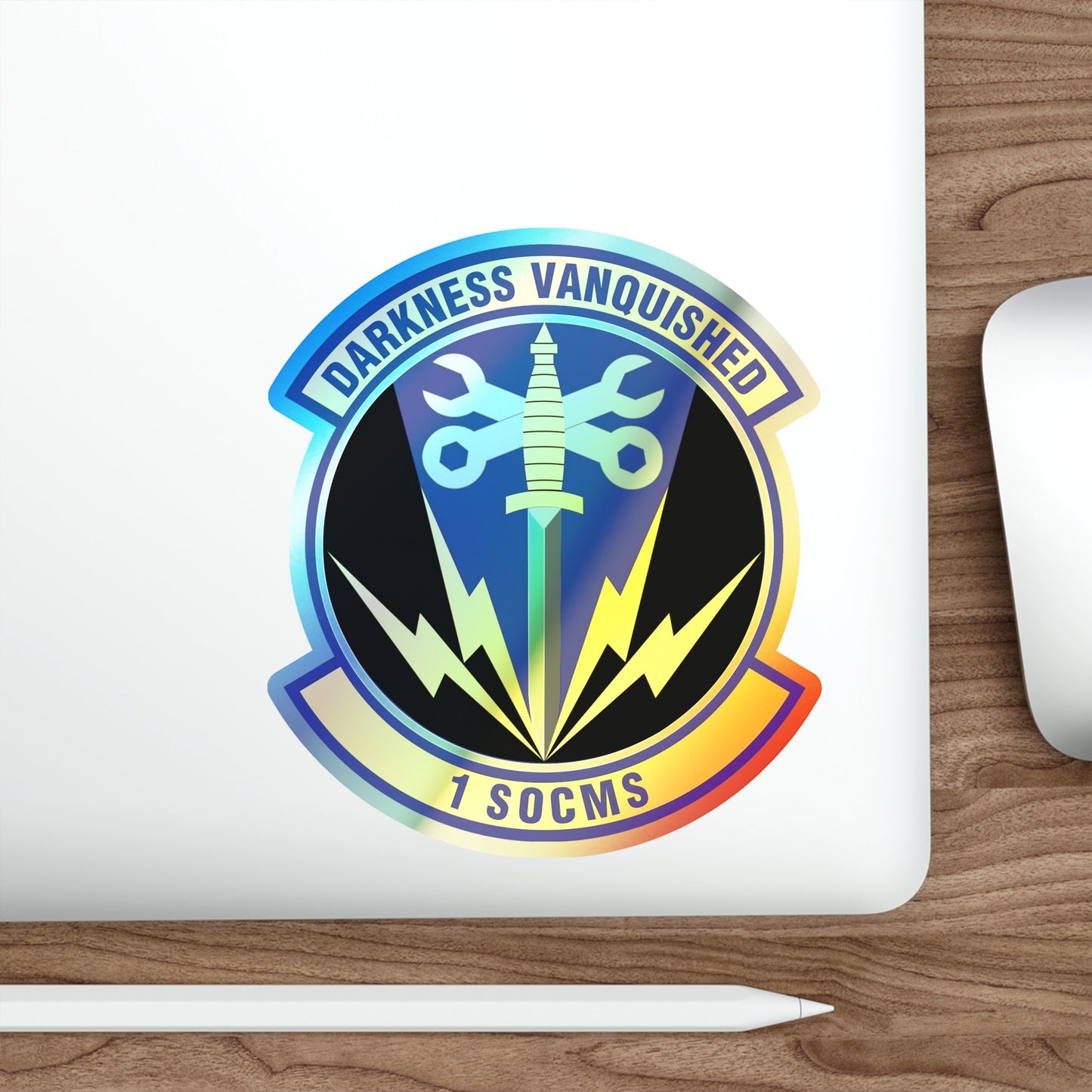 1st Special Operations Component Maintenance Squadron (U.S. Air Force) Holographic STICKER Die-Cut Vinyl Decal-The Sticker Space