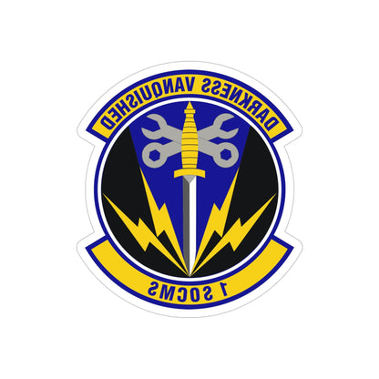 1st Special Operations Component Maintenance Squadron (U.S. Air Force) REVERSE PRINT Transparent STICKER-6" × 6"-The Sticker Space