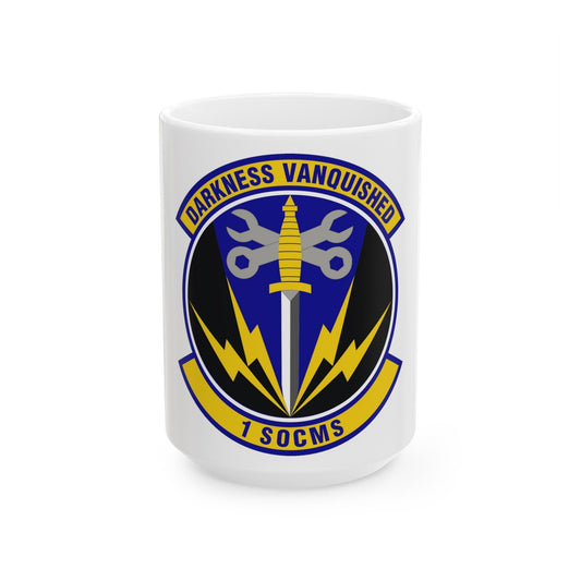 1st Special Operations Component Maintenance Squadron (U.S. Air Force) White Coffee Mug-15oz-The Sticker Space