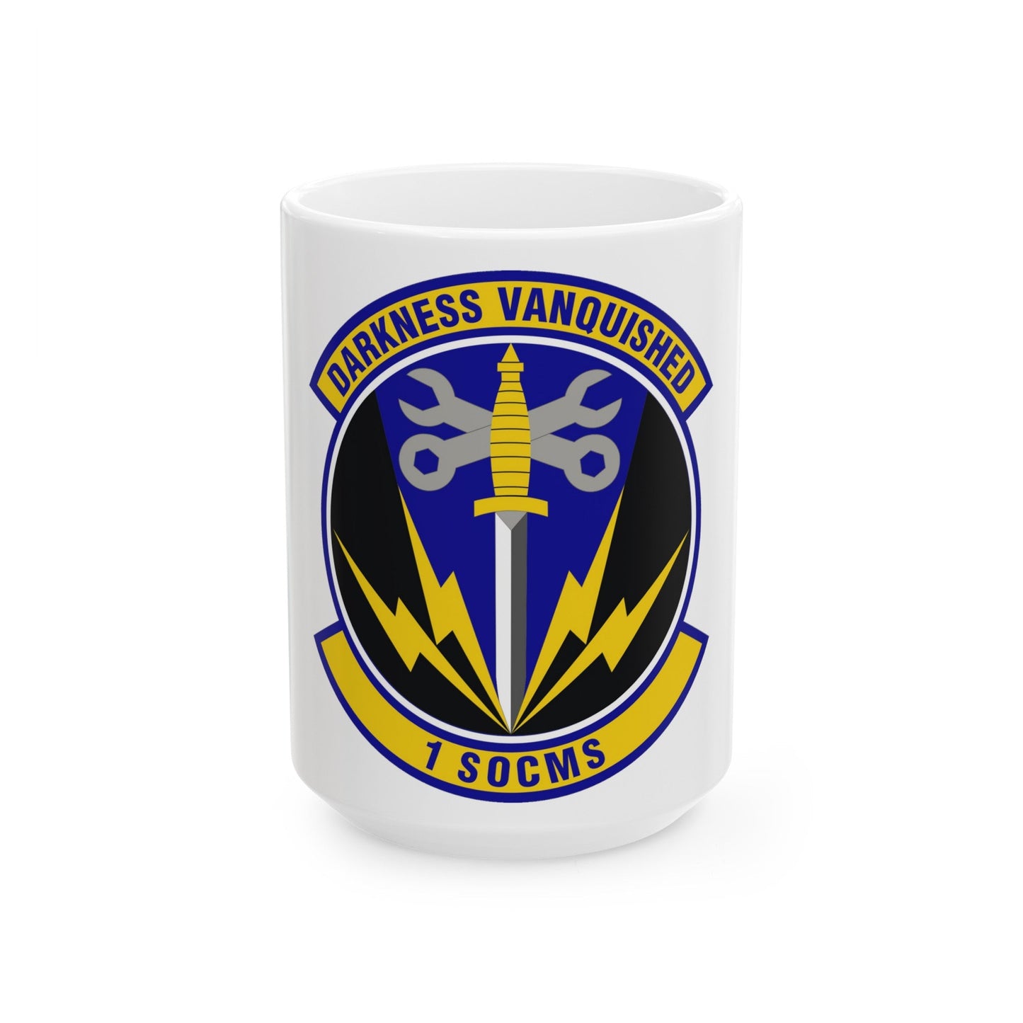 1st Special Operations Component Maintenance Squadron (U.S. Air Force) White Coffee Mug-15oz-The Sticker Space