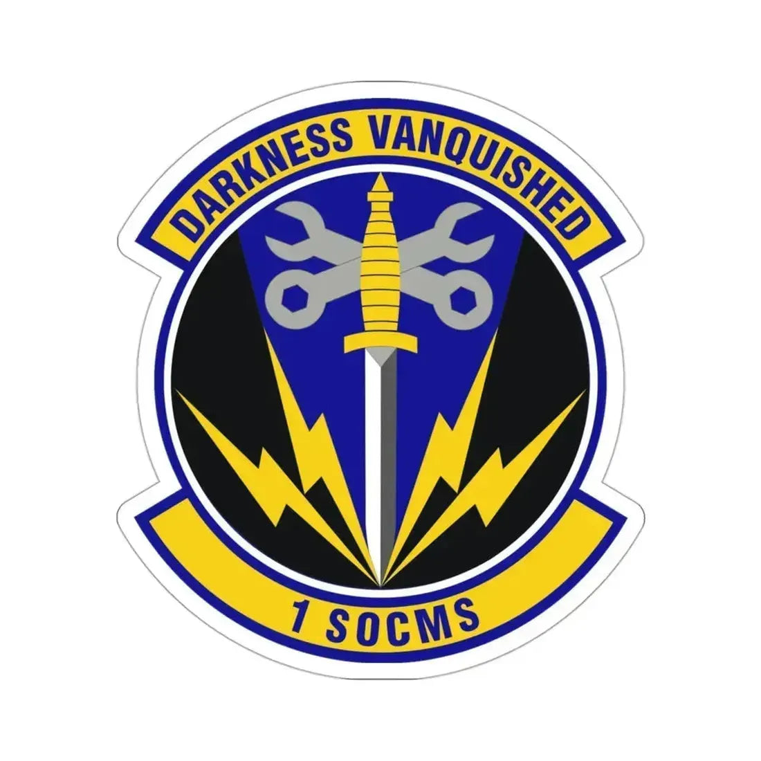 1st Special Operations Component Maintenance Squadron (U.S. Air Force) STICKER Vinyl Die-Cut Decal 3 Inch - The Sticker Space