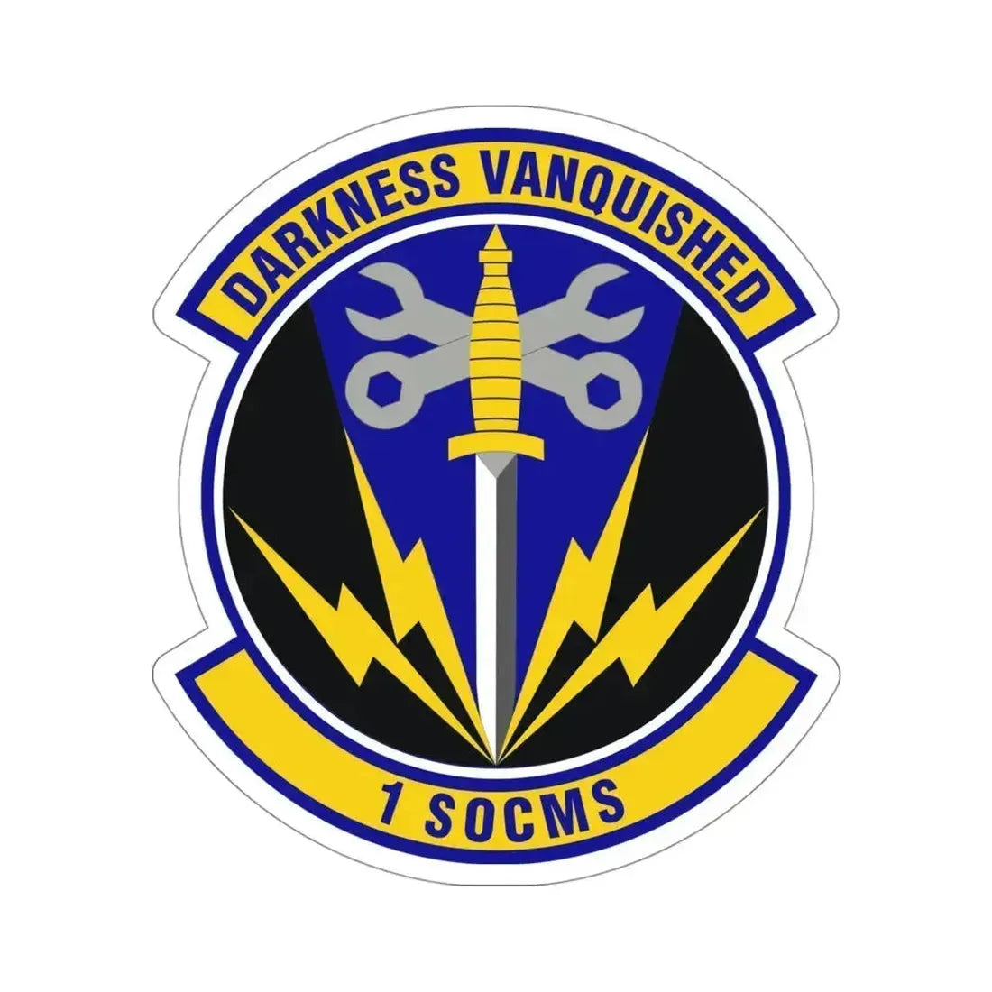 1st Special Operations Component Maintenance Squadron (U.S. Air Force) STICKER Vinyl Die-Cut Decal 4 Inch - The Sticker Space