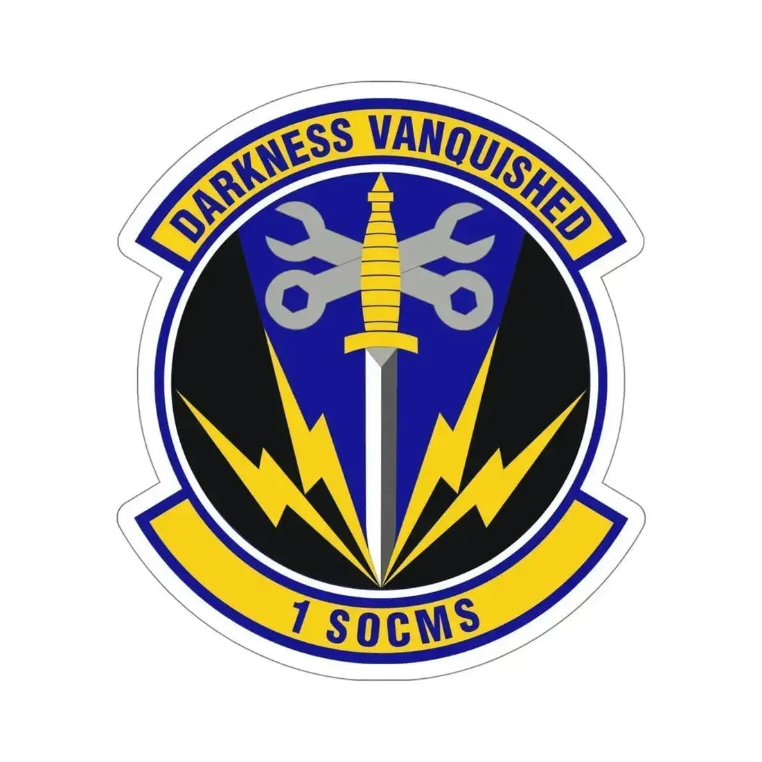 1st Special Operations Component Maintenance Squadron (U.S. Air Force) STICKER Vinyl Die-Cut Decal 5 Inch - The Sticker Space