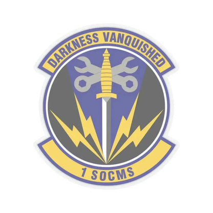 1st Special Operations Component Maintenance Squadron (U.S. Air Force) STICKER Vinyl Kiss-Cut Decal 2 Inch Transparent - The Sticker Space