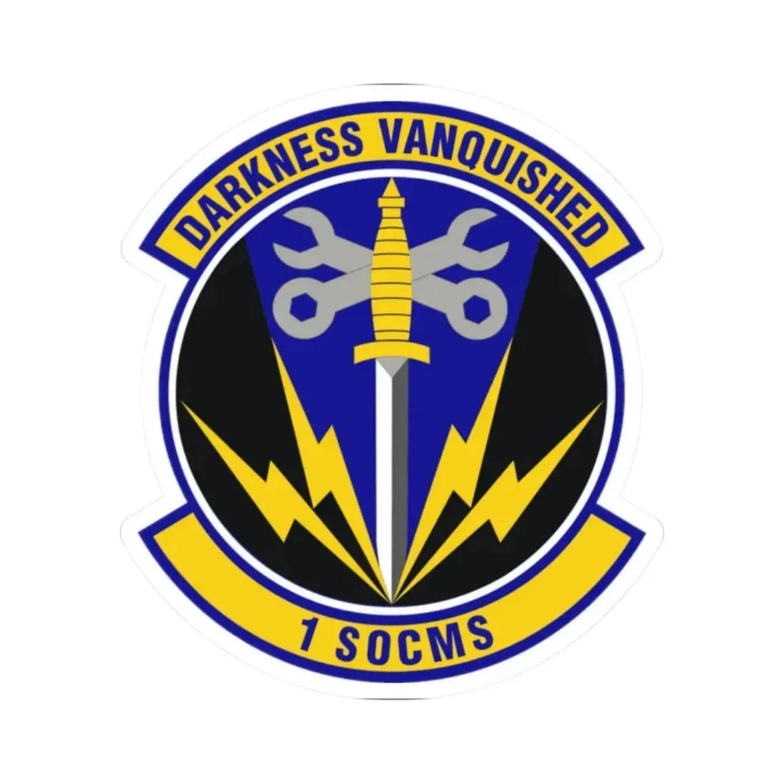 1st Special Operations Component Maintenance Squadron (U.S. Air Force) STICKER Vinyl Kiss-Cut Decal 2 Inch White - The Sticker Space