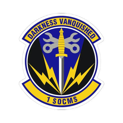 1st Special Operations Component Maintenance Squadron (U.S. Air Force) STICKER Vinyl Kiss-Cut Decal 4 Inch White - The Sticker Space