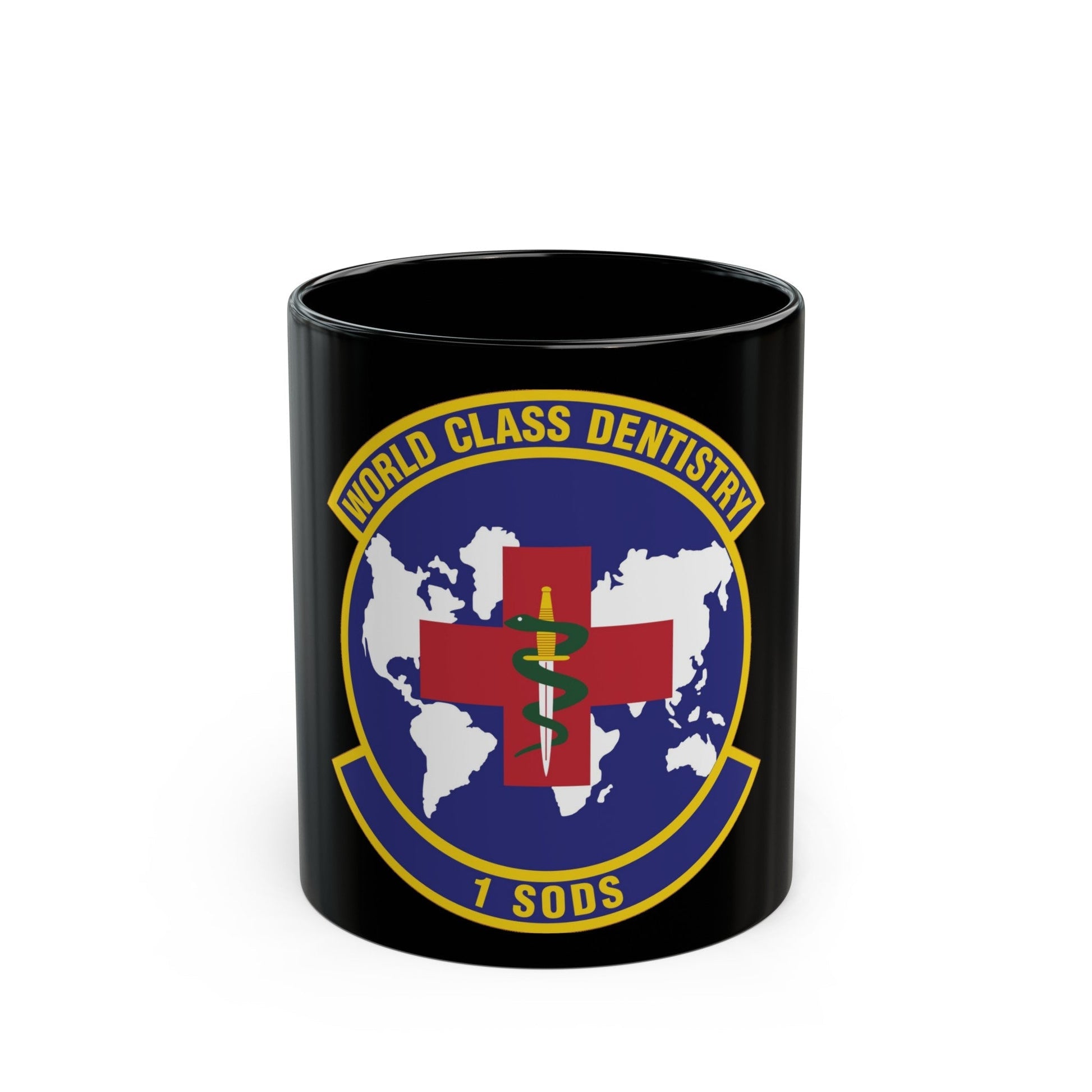 1st Special Operations Dental Squadron (U.S. Air Force) Black Coffee Mug-11oz-The Sticker Space