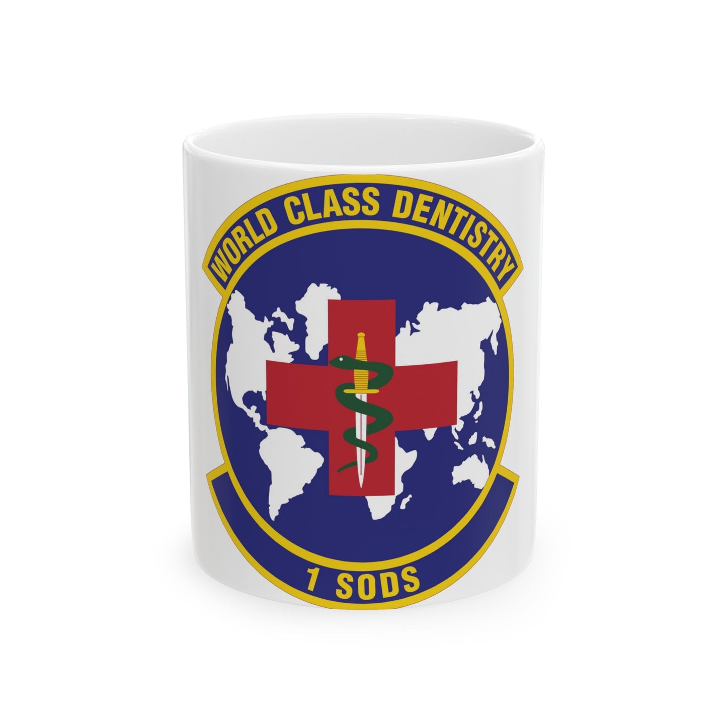 1st Special Operations Dental Squadron (U.S. Air Force) White Coffee Mug-11oz-The Sticker Space