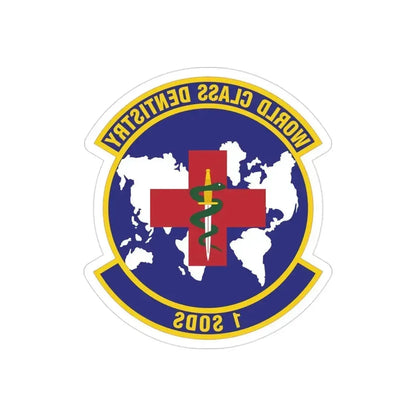 1st Special Operations Dental Squadron (U.S. Air Force) REVERSE PRINT Transparent Die-Cut STICKER 3 Inch Die-Cut Transparent - The Sticker Space