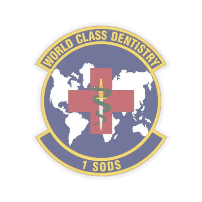 1st Special Operations Dental Squadron (U.S. Air Force) STICKER Vinyl Kiss-Cut Decal 3 Inch Transparent - The Sticker Space