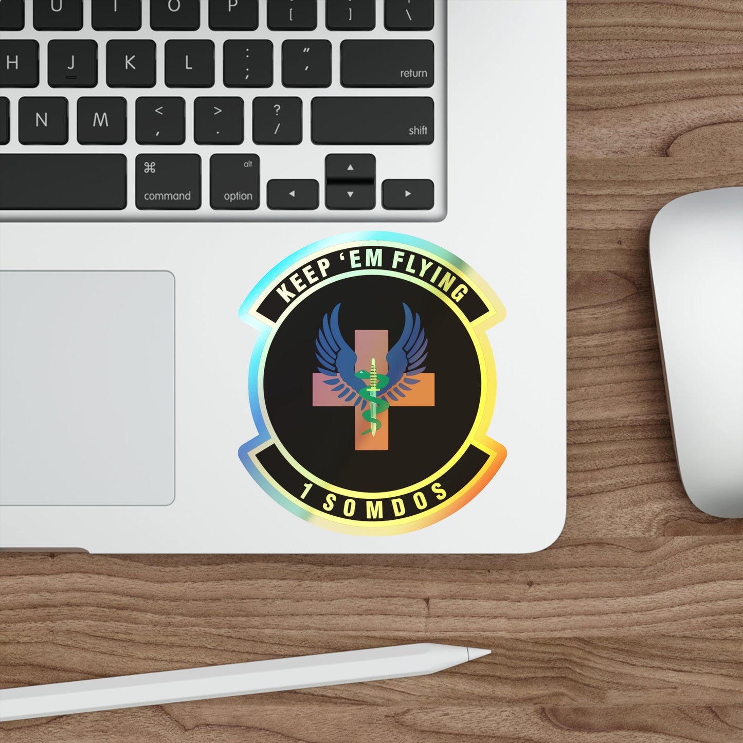 1st Special Operations Medical Operations Squadron (U.S. Air Force) Holographic STICKER Die-Cut Vinyl Decal-The Sticker Space