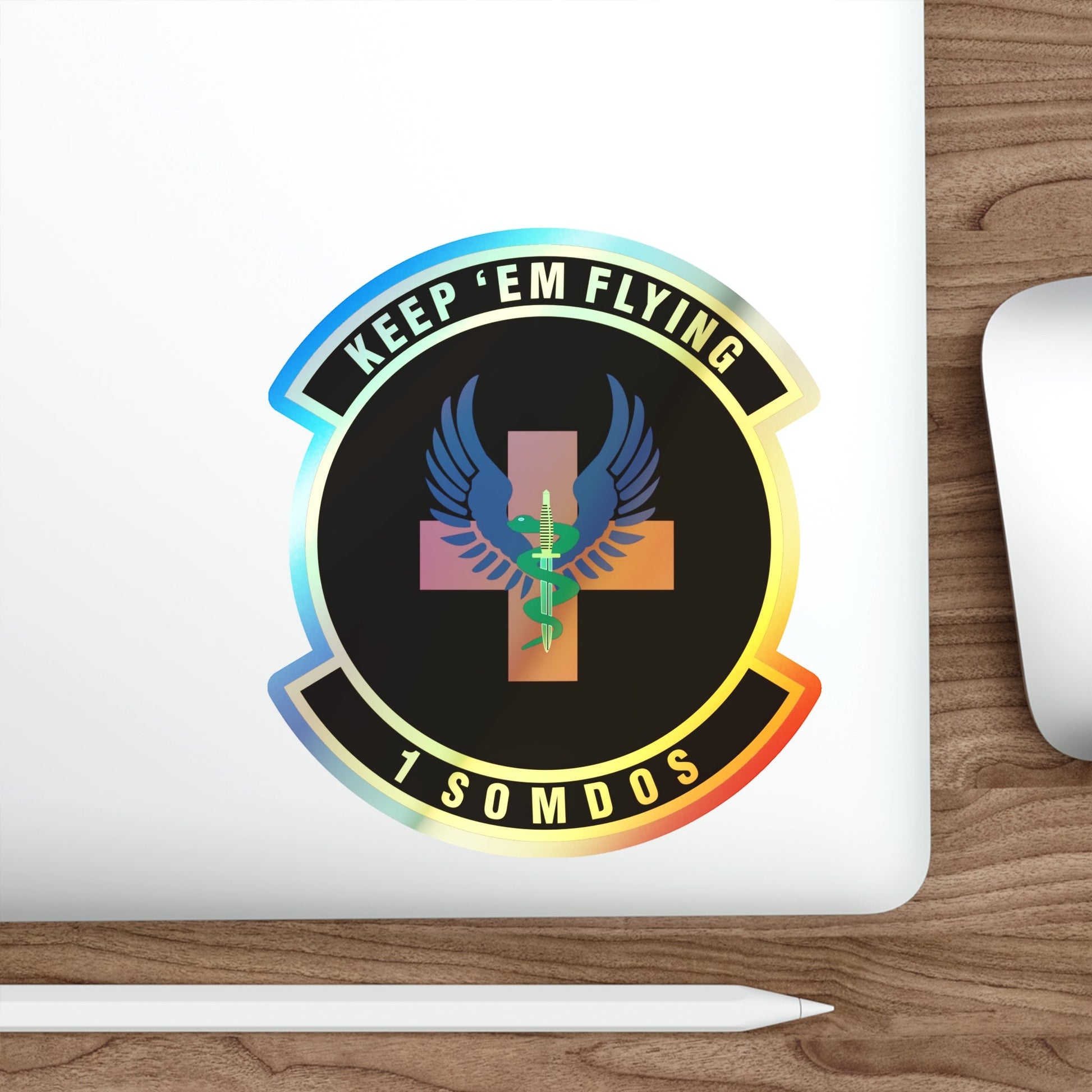 1st Special Operations Medical Operations Squadron (U.S. Air Force) Holographic STICKER Die-Cut Vinyl Decal-The Sticker Space