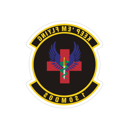 1st Special Operations Medical Operations Squadron (U.S. Air Force) REVERSE PRINT Transparent STICKER-6" × 6"-The Sticker Space