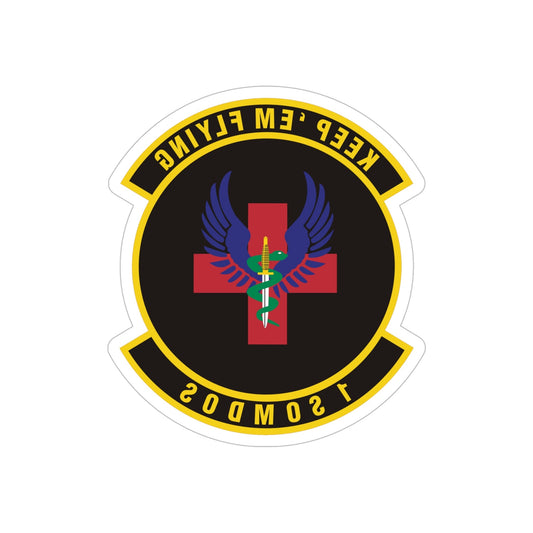 1st Special Operations Medical Operations Squadron (U.S. Air Force) REVERSE PRINT Transparent STICKER-6" × 6"-The Sticker Space
