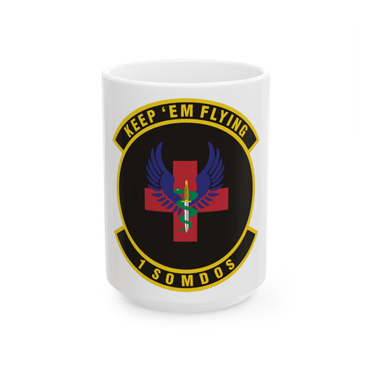 1st Special Operations Medical Operations Squadron (U.S. Air Force) White Coffee Mug-15oz-The Sticker Space