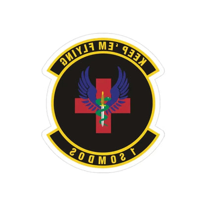 1st Special Operations Medical Operations Squadron (U.S. Air Force) REVERSE PRINT Transparent Die-Cut STICKER 2 Inch Die-Cut Transparent - The Sticker Space