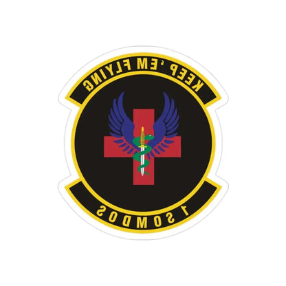 1st Special Operations Medical Operations Squadron (U.S. Air Force) REVERSE PRINT Transparent Die-Cut STICKER - The Sticker Space