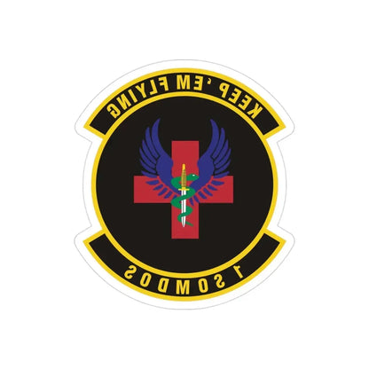 1st Special Operations Medical Operations Squadron (U.S. Air Force) REVERSE PRINT Transparent Die-Cut STICKER - The Sticker Space