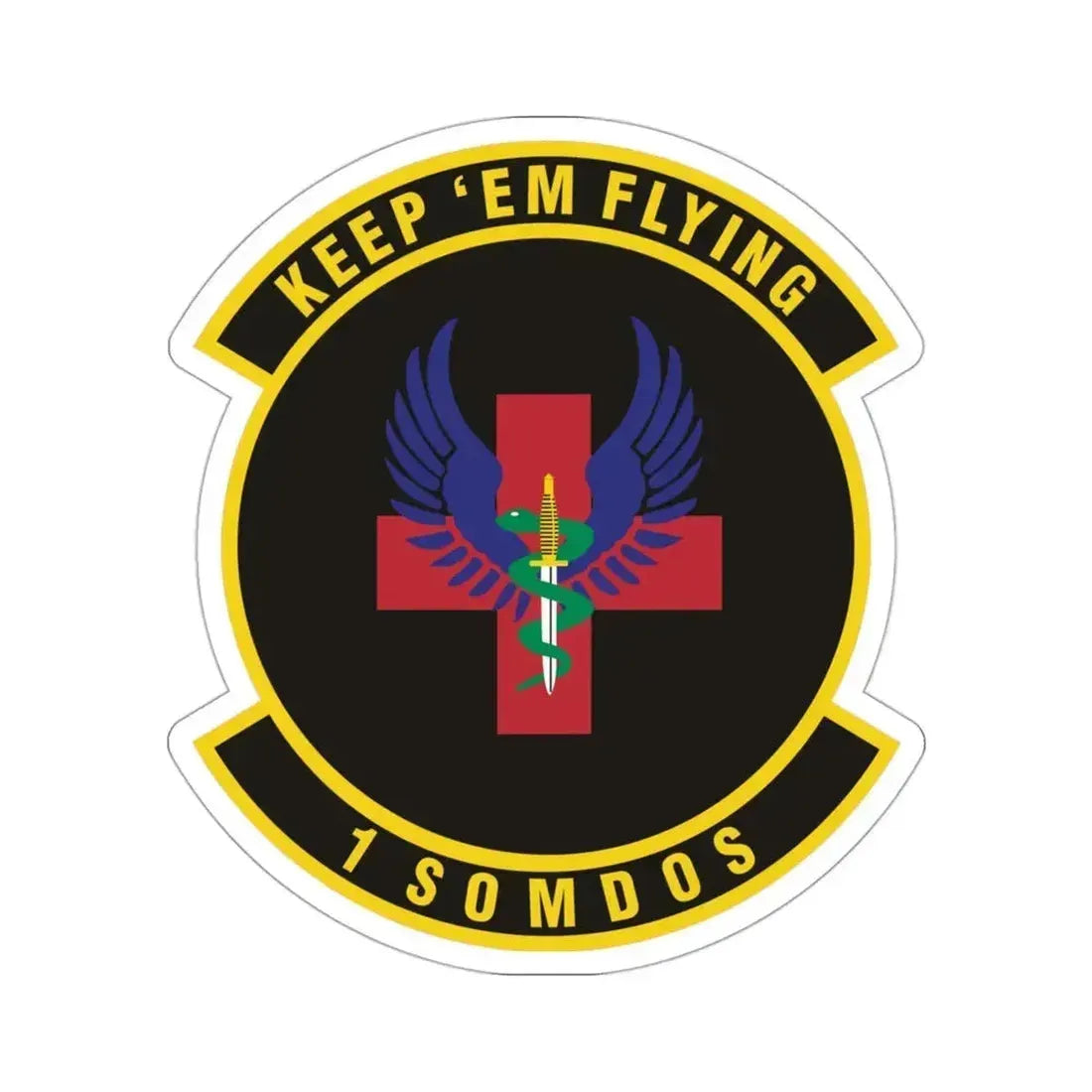 1st Special Operations Medical Operations Squadron (U.S. Air Force) STICKER Vinyl Die-Cut Decal 3 Inch - The Sticker Space