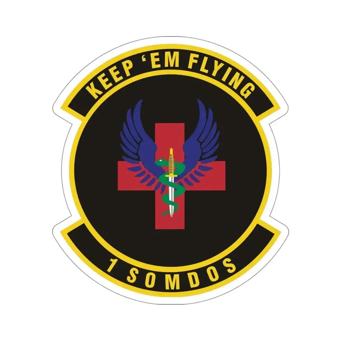 1st Special Operations Medical Operations Squadron (U.S. Air Force) STICKER Vinyl Die-Cut Decal 4 Inch - The Sticker Space