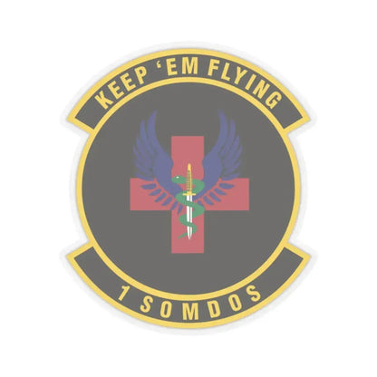 1st Special Operations Medical Operations Squadron (U.S. Air Force) STICKER Vinyl Kiss-Cut Decal 2 Inch Transparent - The Sticker Space