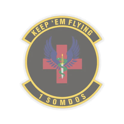 1st Special Operations Medical Operations Squadron (U.S. Air Force) STICKER Vinyl Kiss-Cut Decal 3 Inch Transparent - The Sticker Space