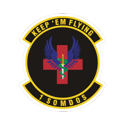 1st Special Operations Medical Operations Squadron (U.S. Air Force) STICKER Vinyl Kiss-Cut Decal 3 Inch White - The Sticker Space