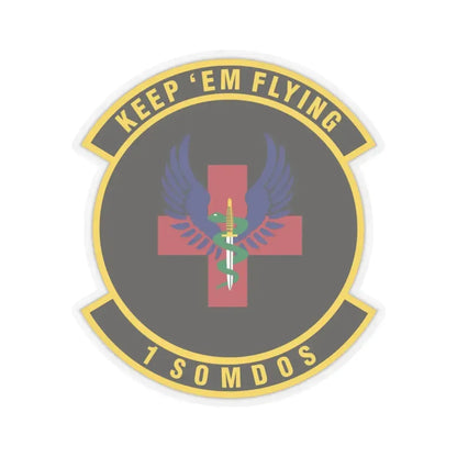 1st Special Operations Medical Operations Squadron (U.S. Air Force) STICKER Vinyl Kiss-Cut Decal 6 Inch Transparent - The Sticker Space