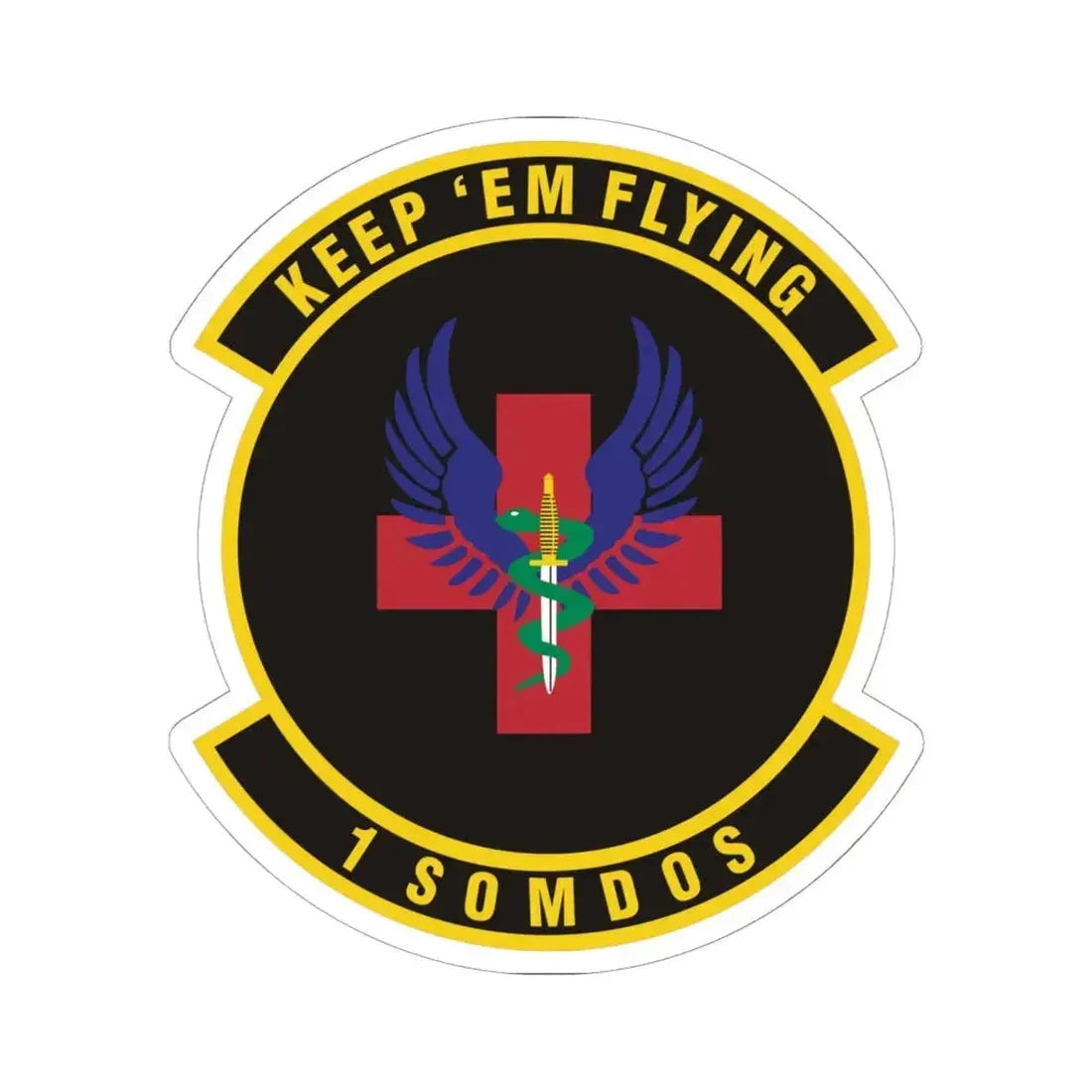 1st Special Operations Medical Operations Squadron (U.S. Air Force) STICKER Vinyl Kiss-Cut Decal 6 Inch White - The Sticker Space