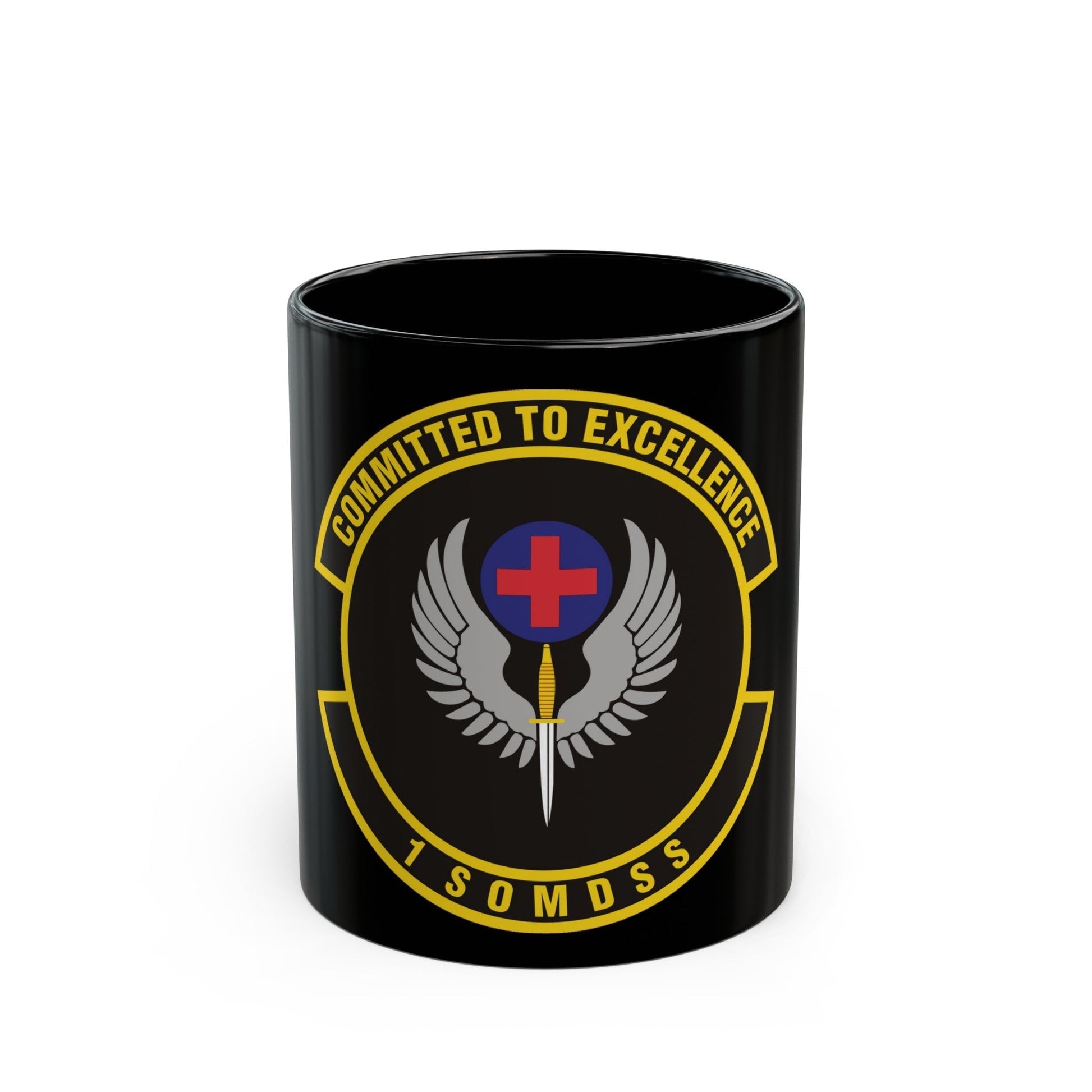 1st Special Operations Medical Support Squadron (U.S. Air Force) Black Coffee Mug-11oz-The Sticker Space