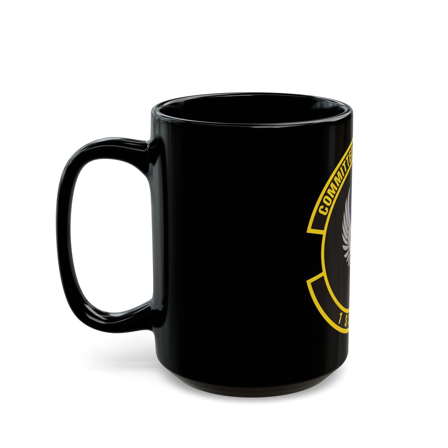 1st Special Operations Medical Support Squadron (U.S. Air Force) Black Coffee Mug-The Sticker Space