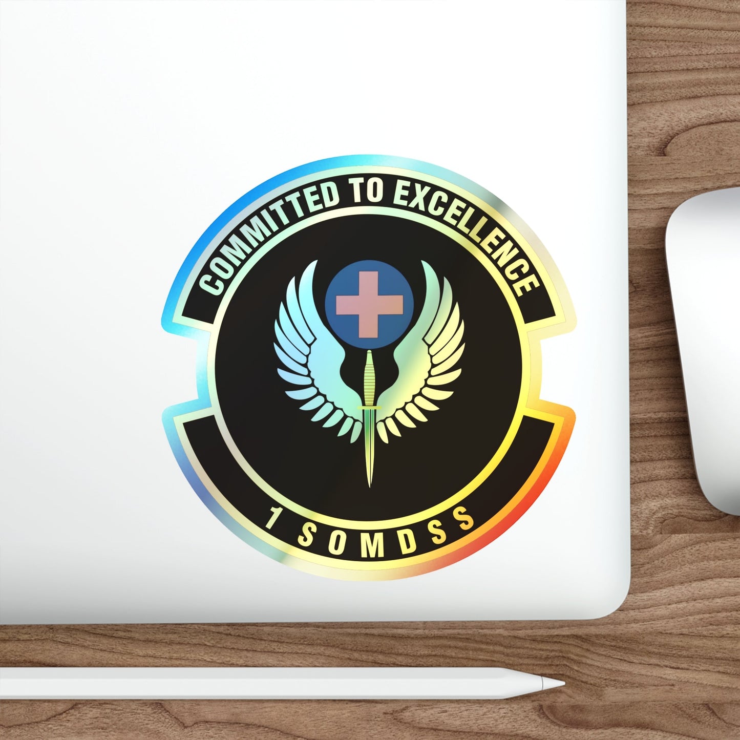 1st Special Operations Medical Support Squadron (U.S. Air Force) Holographic STICKER Die-Cut Vinyl Decal-The Sticker Space