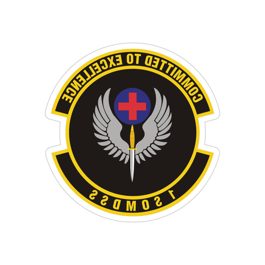 1st Special Operations Medical Support Squadron (U.S. Air Force) REVERSE PRINT Transparent STICKER-6" × 6"-The Sticker Space