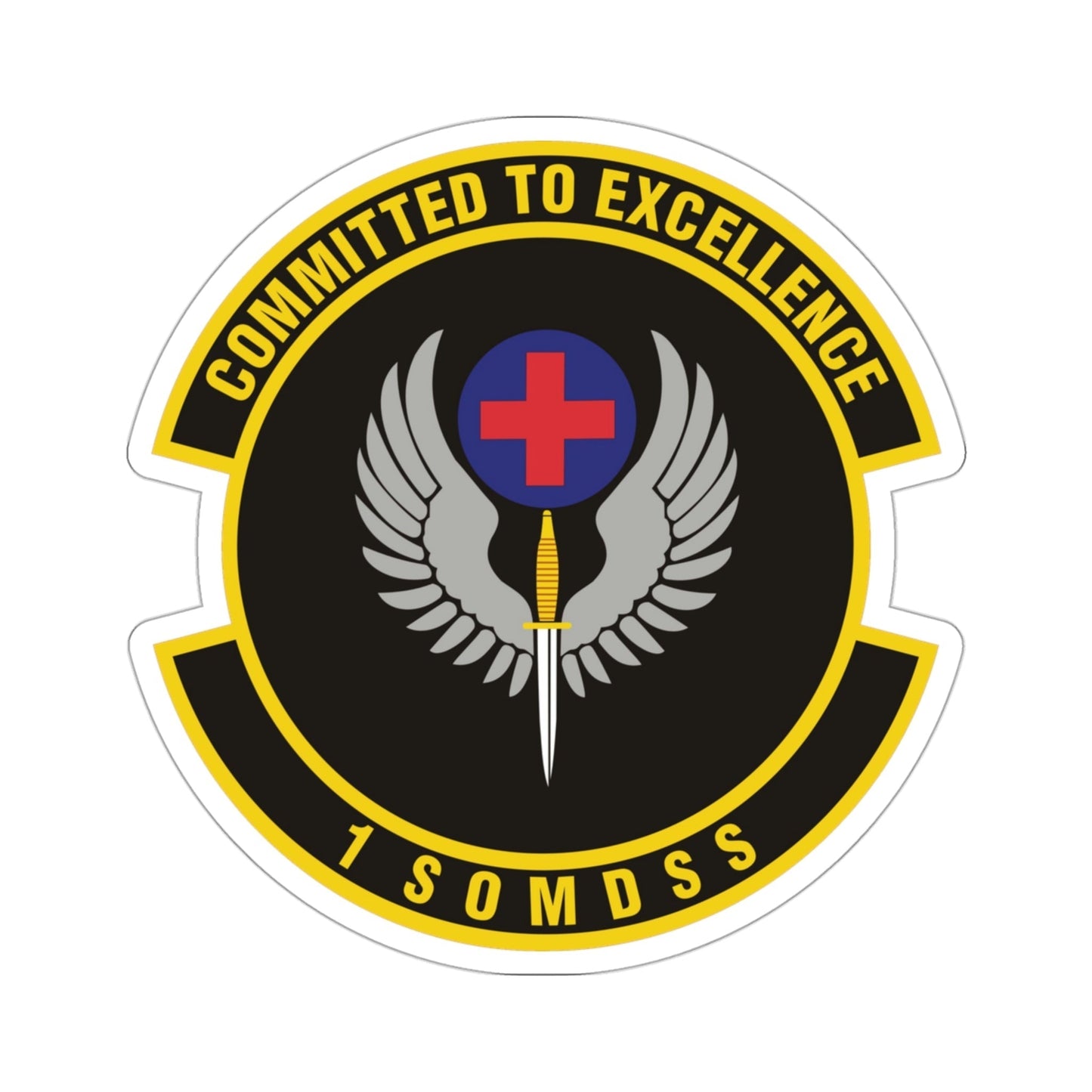 1st Special Operations Medical Support Squadron (U.S. Air Force) STICKER Vinyl Die-Cut Decal-3 Inch-The Sticker Space