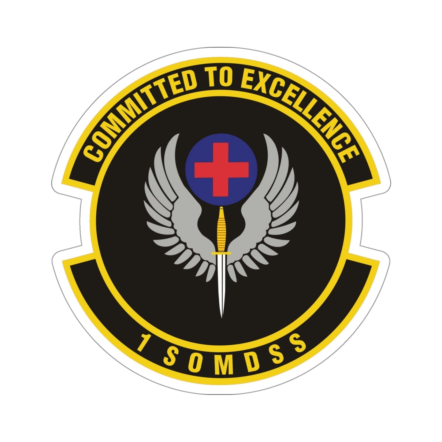 1st Special Operations Medical Support Squadron (U.S. Air Force) STICKER Vinyl Die-Cut Decal-4 Inch-The Sticker Space