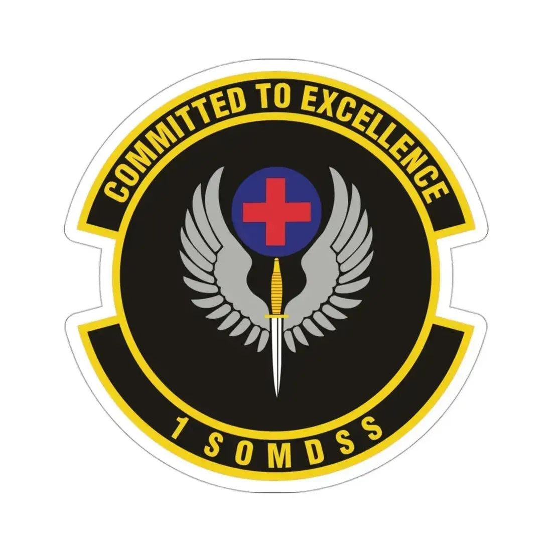 1st Special Operations Medical Support Squadron (U.S. Air Force) STICKER Vinyl Die-Cut Decal 3 Inch - The Sticker Space