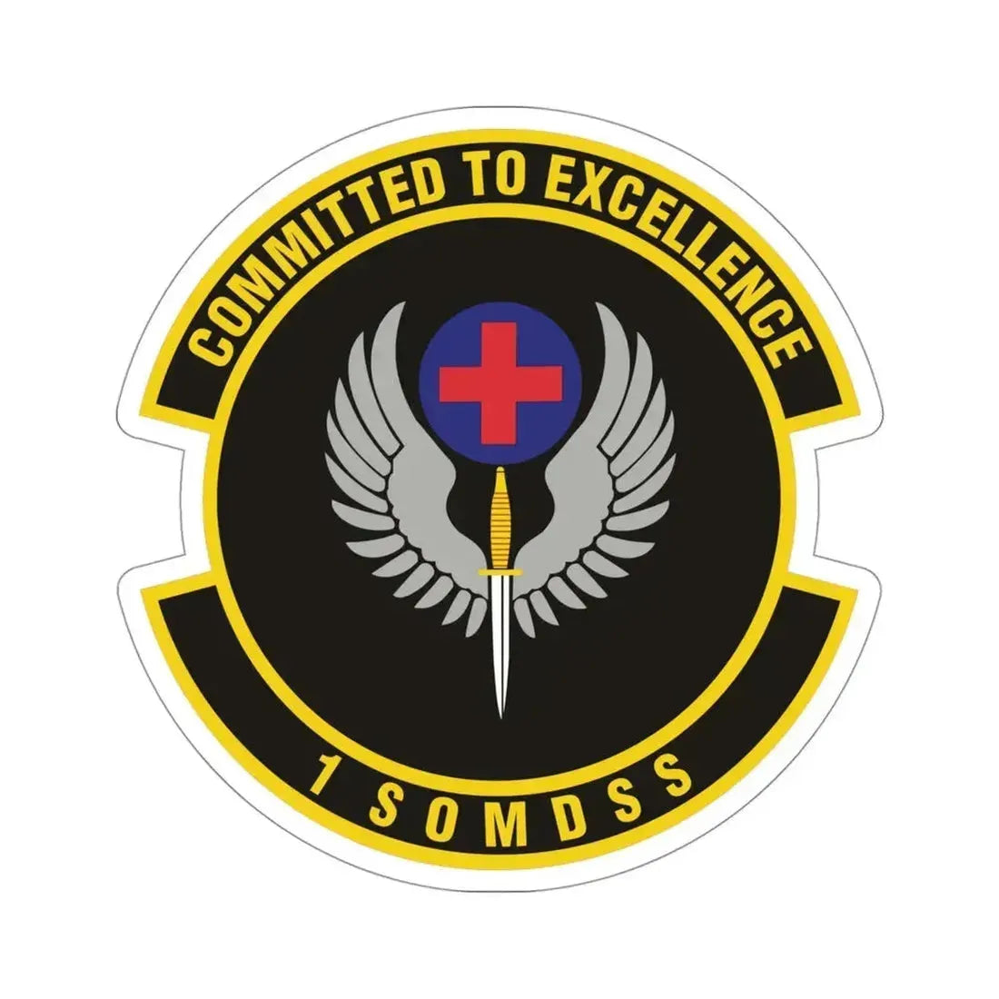 1st Special Operations Medical Support Squadron (U.S. Air Force) STICKER Vinyl Die-Cut Decal 4 Inch - The Sticker Space
