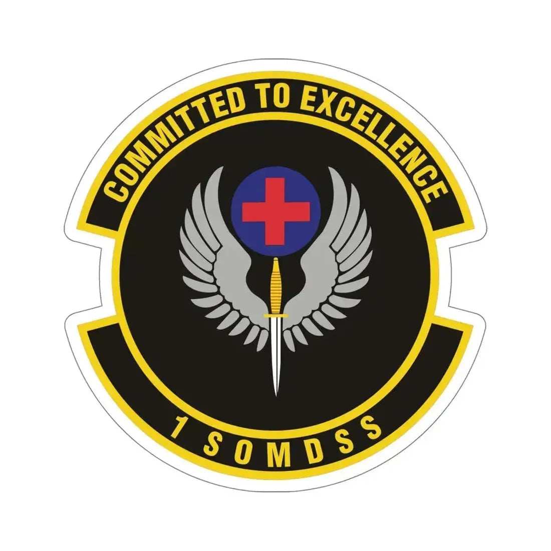 1st Special Operations Medical Support Squadron (U.S. Air Force) STICKER Vinyl Die-Cut Decal 6 Inch - The Sticker Space