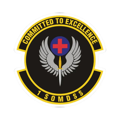 1st Special Operations Medical Support Squadron (U.S. Air Force) STICKER Vinyl Kiss-Cut Decal 2 Inch White - The Sticker Space